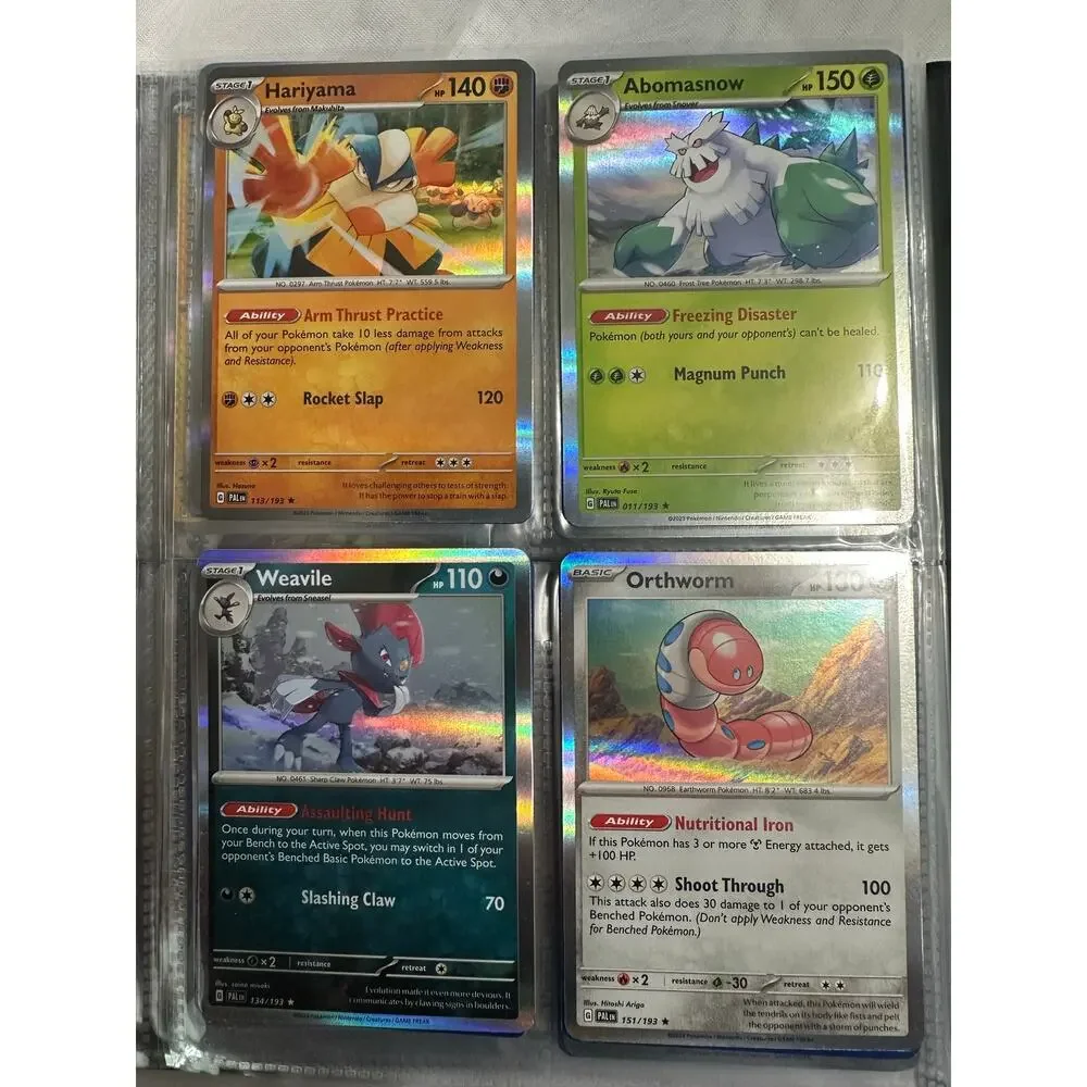 Lot of 80 holographic rare Pokemon cards.